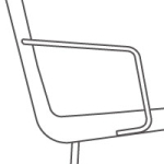 Round steel-tube armrests