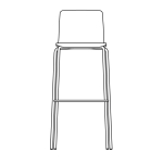 For table height 1100 mm