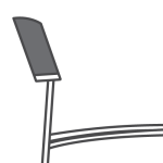 Fully upholstered back