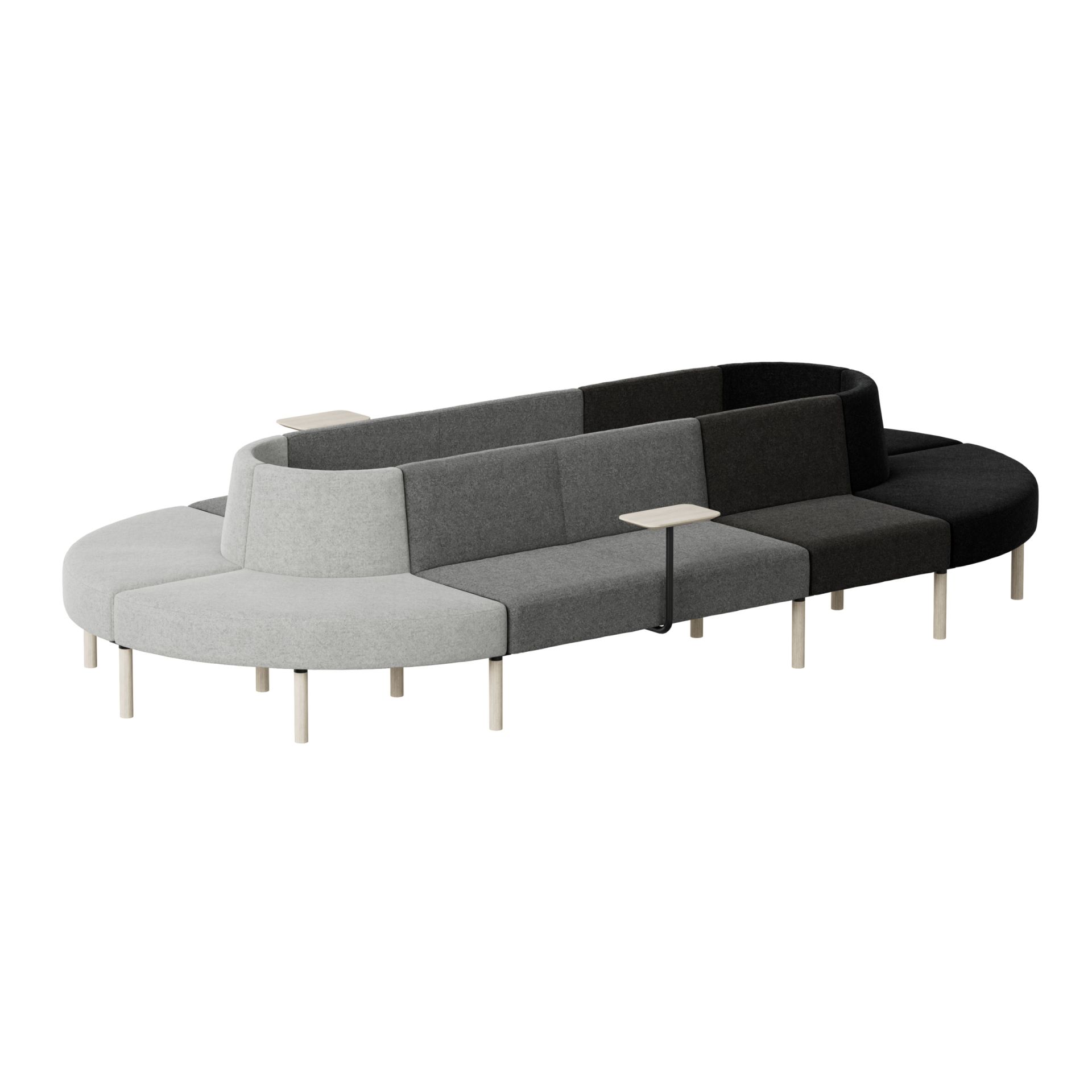 Mingle Lounge Oval soffa produktbild 3