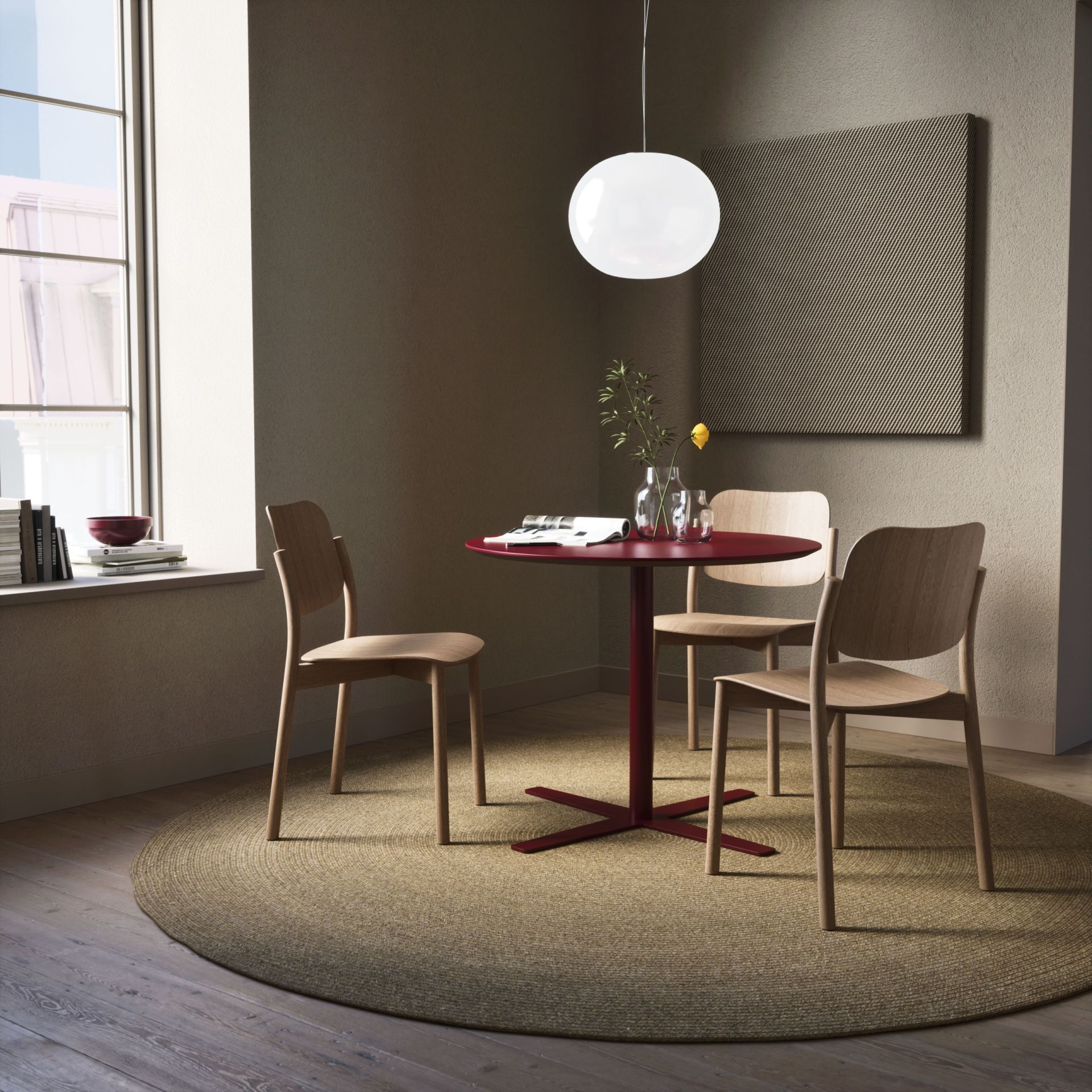 Chat Table with cross base product image 5