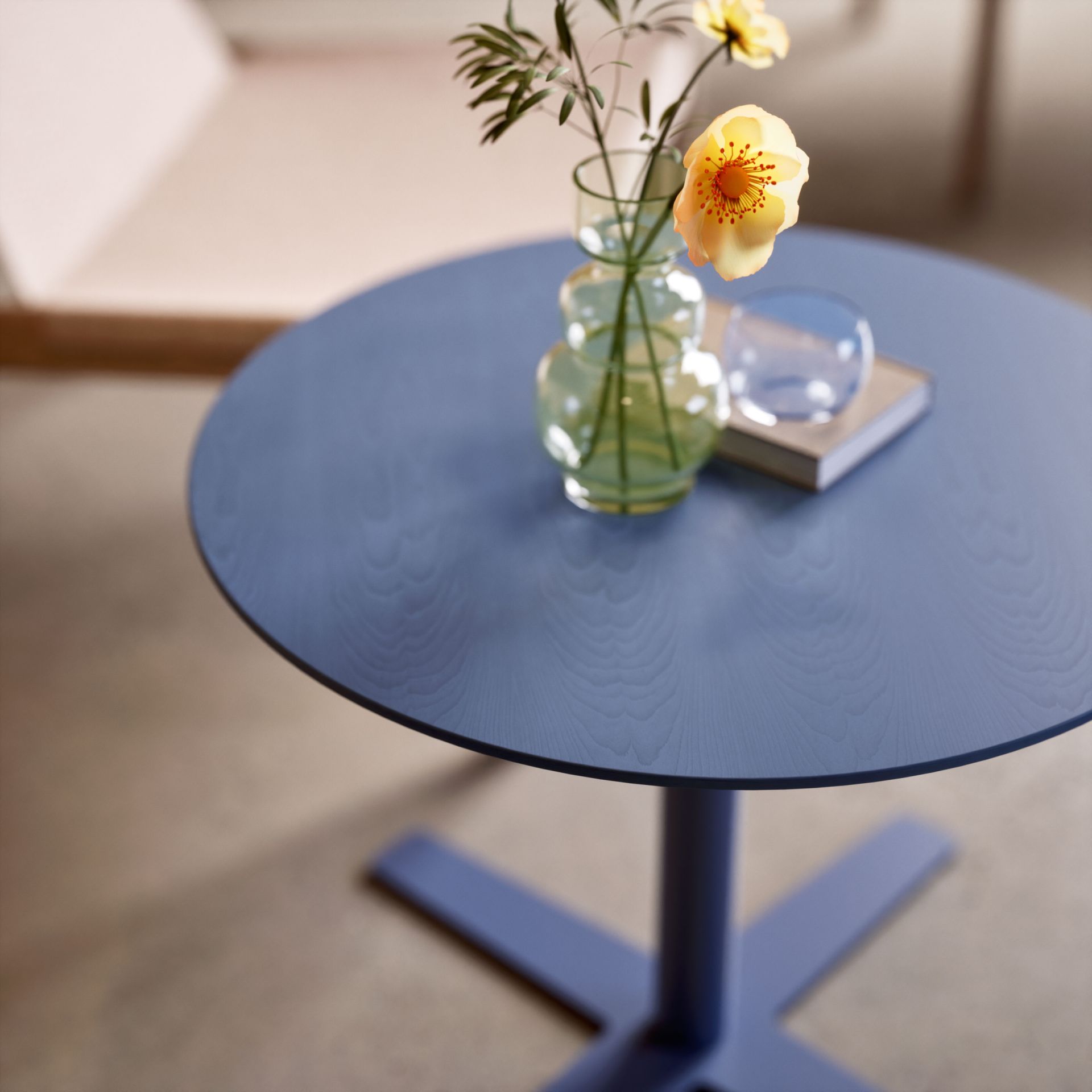 Chat Table with cross base product image 3